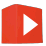 SWOOFLE YouTube social Media Button als FlatCube